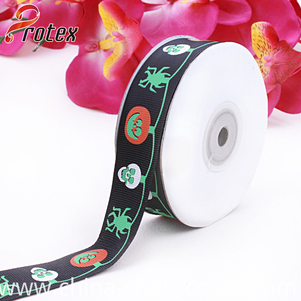 Halloween Printed Grosgrain Ribbon